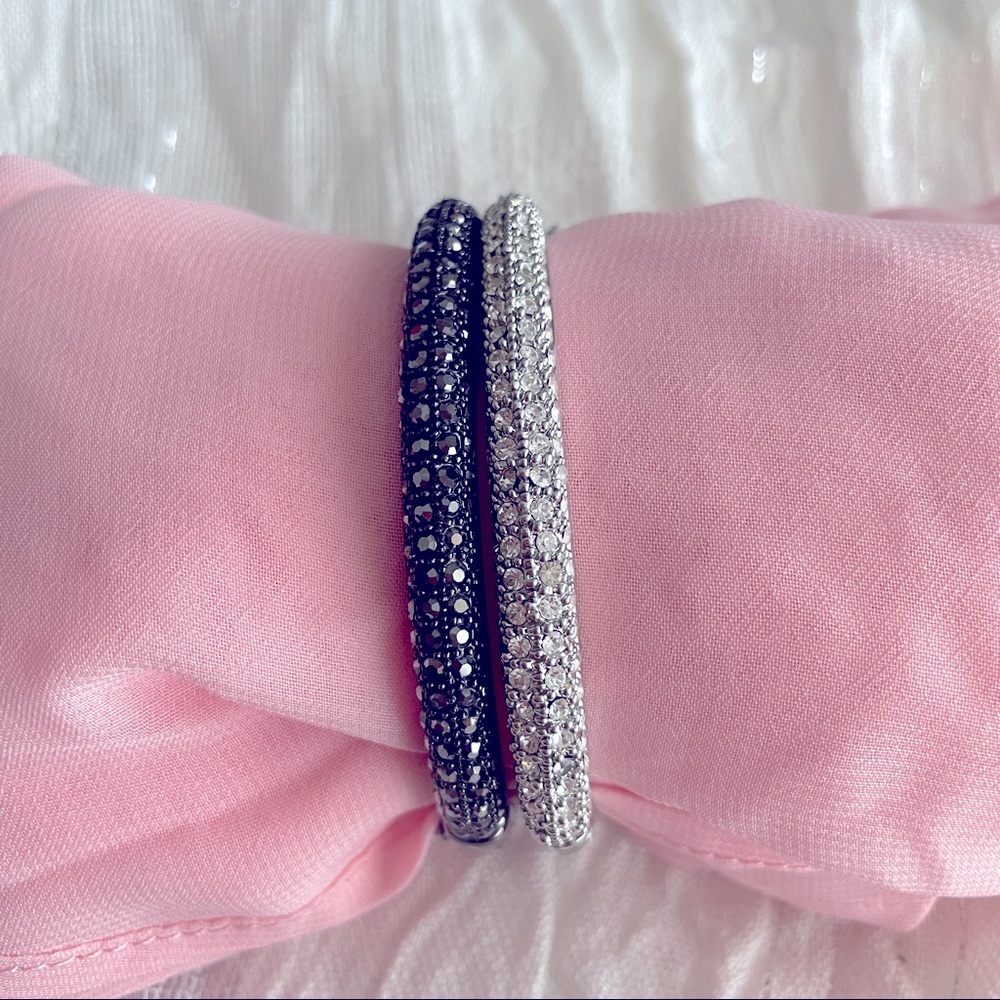 Lia Sophia Crystal Bracelet Set